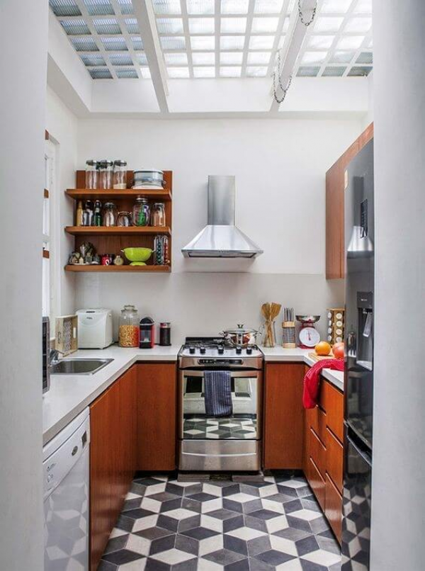 Dapur Dengan Atap Skylight Desain Id